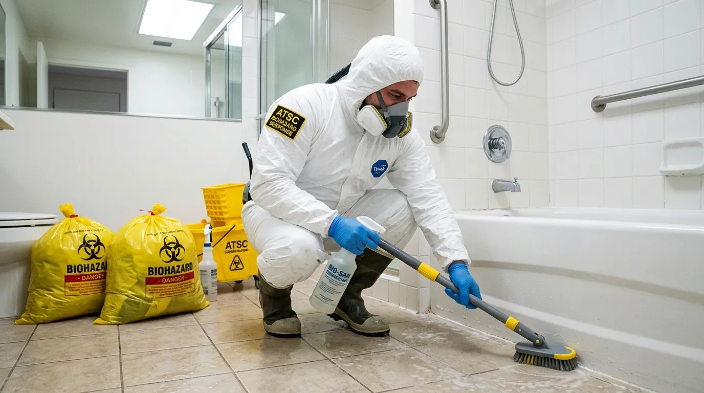 Decontamination equipment deployed for Blood Cleanup in Sun Prairie